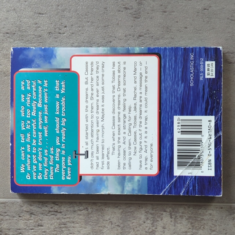 Animorphs #4 The Message - Picture 2 of 6